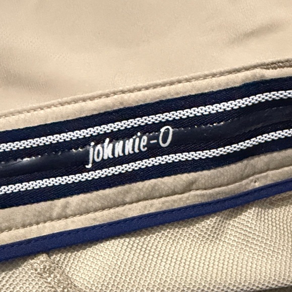 johnnie-O Classic Tan Flat Front Shorts size 34 - Picture 6 of 10